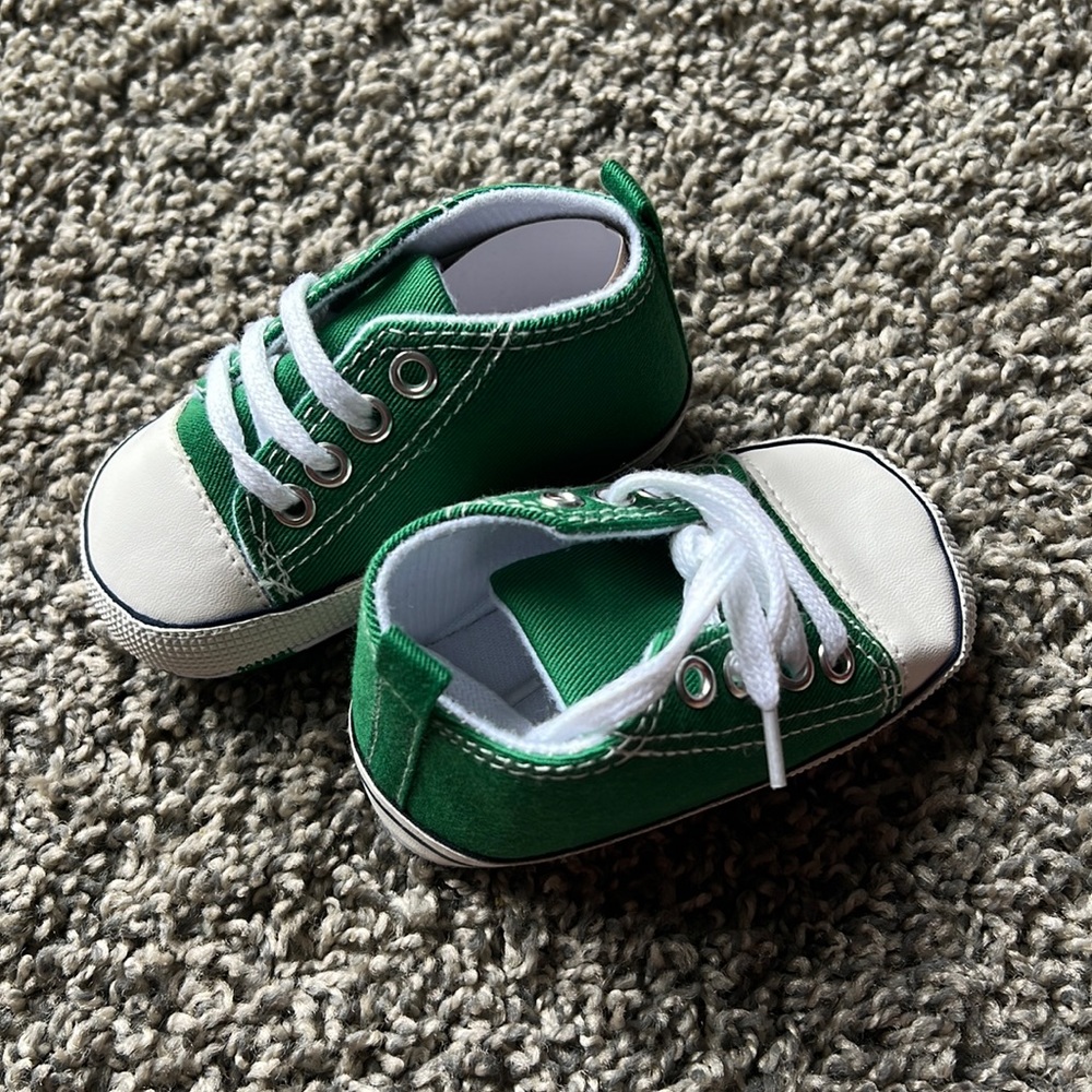 Green & white